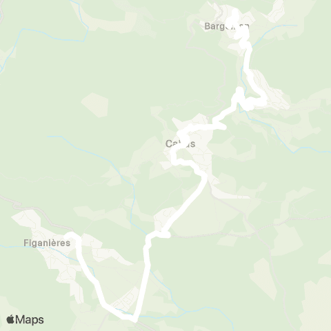TEDbus Claviers - Bargemon - Figanières map