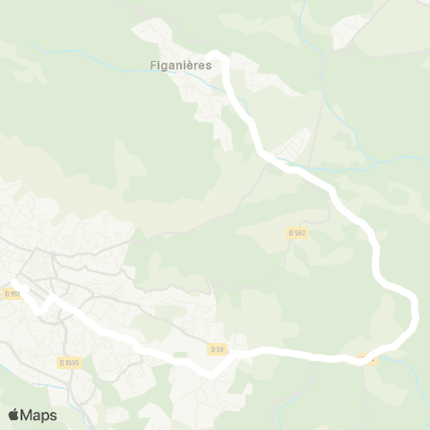 TEDbus Callas - Figanières map