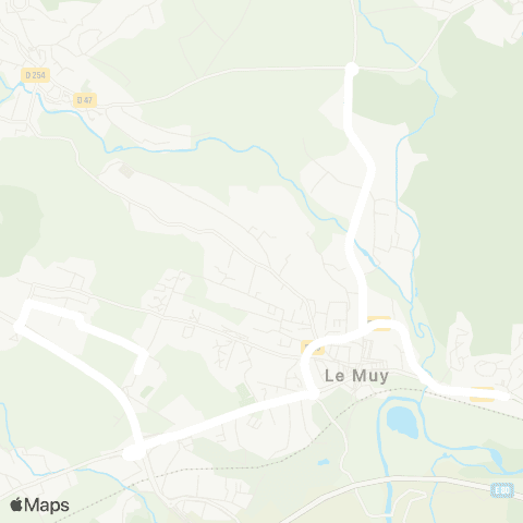 TEDbus Le Muy - Lycée du Muy map