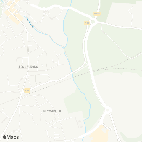 TEDbus Les Arcs - 4 Chemins map