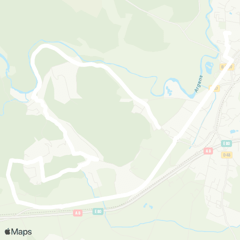 TEDbus Les Chaumes - Secondaire map
