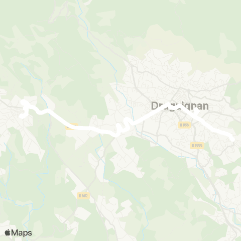 TEDbus Flayosc - Draguignan map