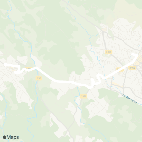 TEDbus Flayosc - Draguignan Ste Marthe map