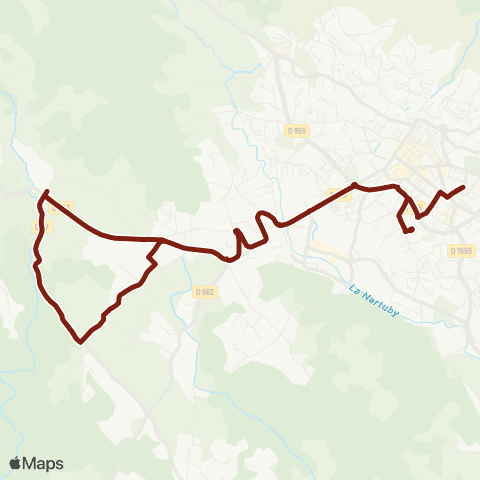 TEDbus Scolaire Draguignan - Flayosquet map