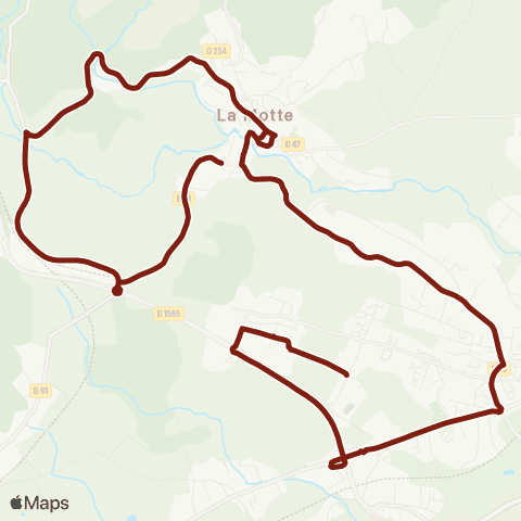 TEDbus Scolaire La Motte - le Muy map