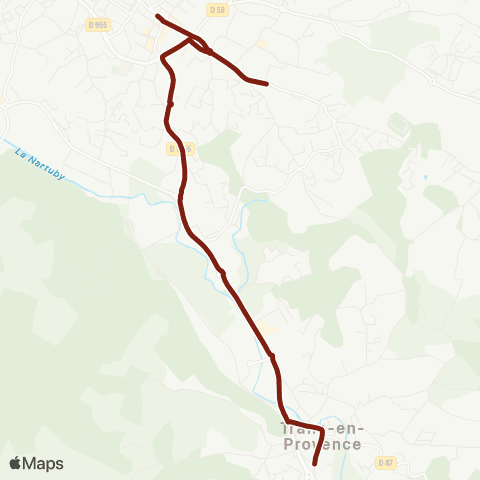 TEDbus Scolaire Trans - Coll Thomas map