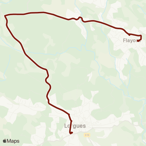 TEDbus Scolaire Flayosc - Lorgues map