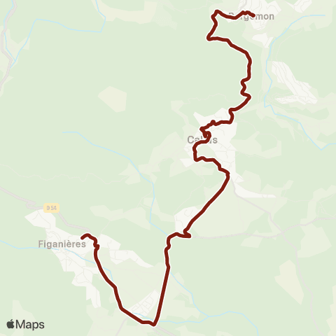 TEDbus Scolaire Montferrat Primaire map