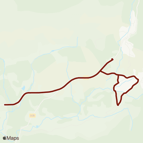 TEDbus Scolaire La Bastide Primaire map