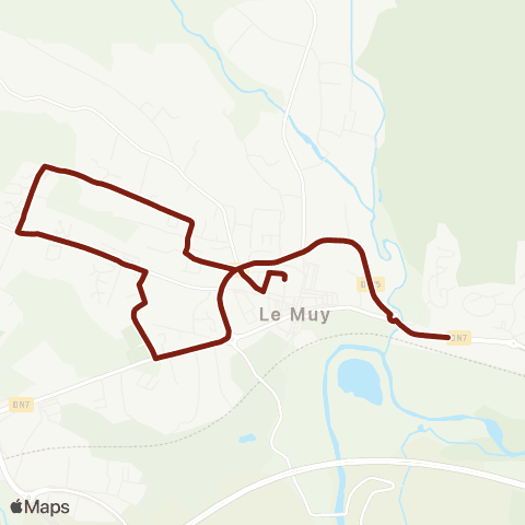 TEDbus Scolaire Le Muy - Primaire map