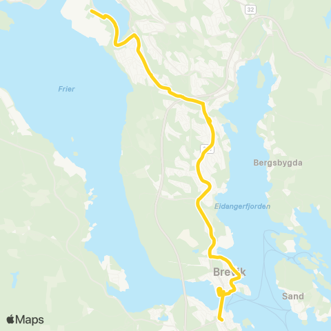 Farte Stathelle-Skjelsvik-Herøya map