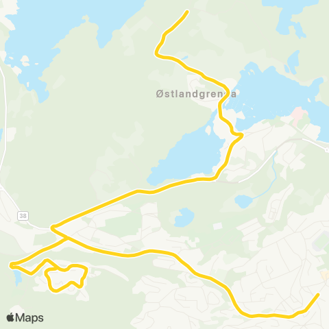 Farte Lovisenberg-Sjåen map