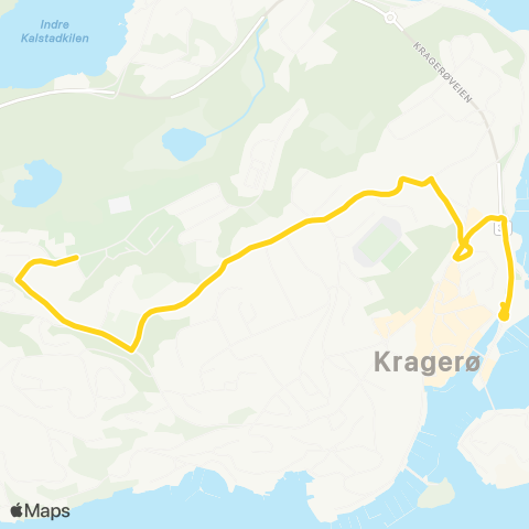 Farte Kragerø VGs map