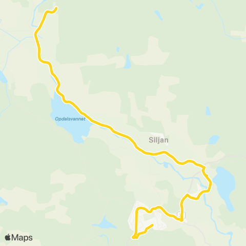 Farte Hogstad-Siljan map