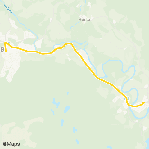 Farte Bø stasjon-Gvarv (Skien) map