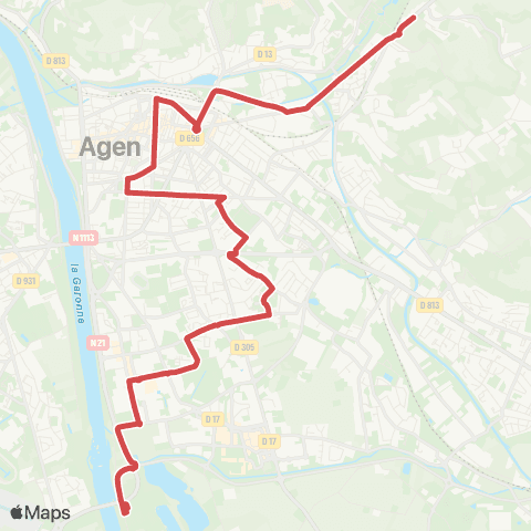 Tempo Ligne Dimanche Matin map