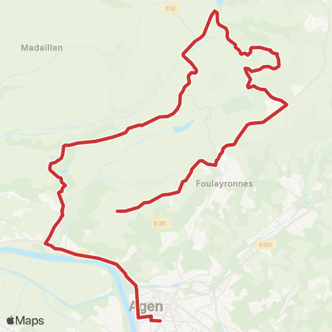 Tempo Ligne Scolaire 106 map