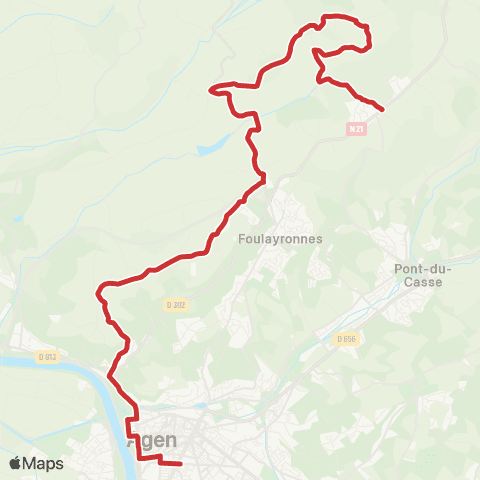 Tempo Ligne Scolaire 107 map