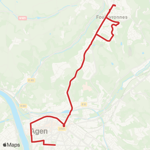 Tempo Ligne Scolaire 109 map
