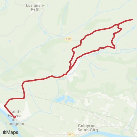 Tempo Ligne Scolaire 110 map