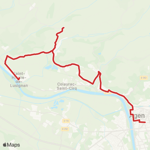 Tempo Ligne Scolaire 112 map