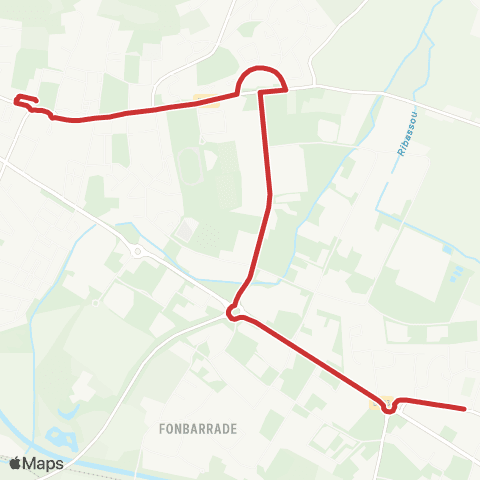 Tempo Ligne Scolaire 207 map