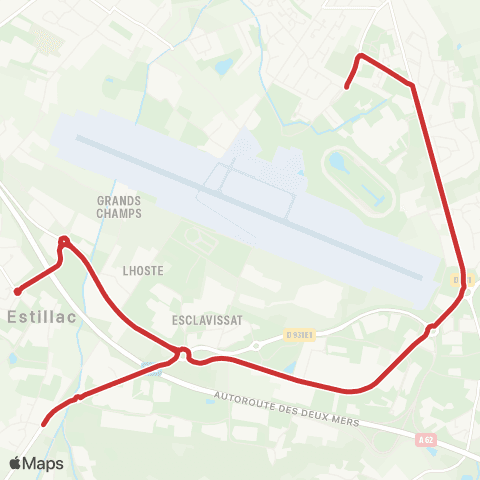 Tempo Ligne Scolaire 211 map