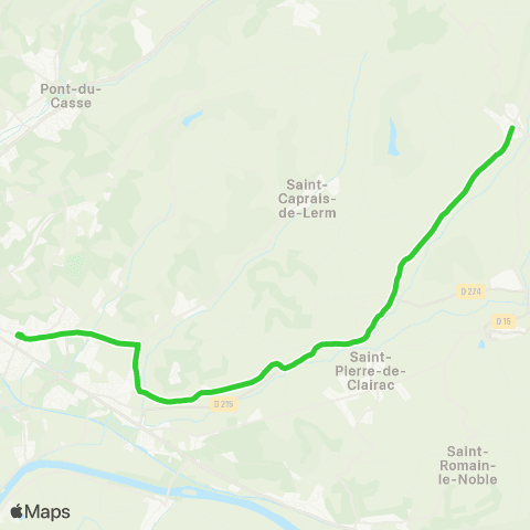 Tempo Ligne Scolaire 212 map
