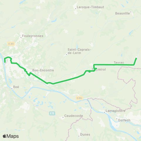 Tempo Ligne Scolaire 216 map