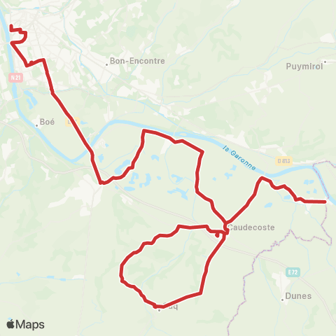 Tempo Ligne Scolaire 303 map