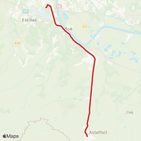 Tempo Ligne Scolaire 304 map