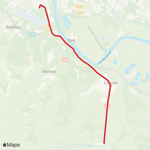 Tempo Ligne Scolaire 309 map
