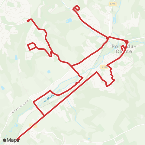 Tempo Ligne Scolaire 312 map