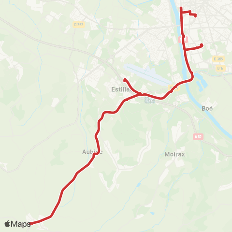 Tempo Ligne Scolaire 402 map
