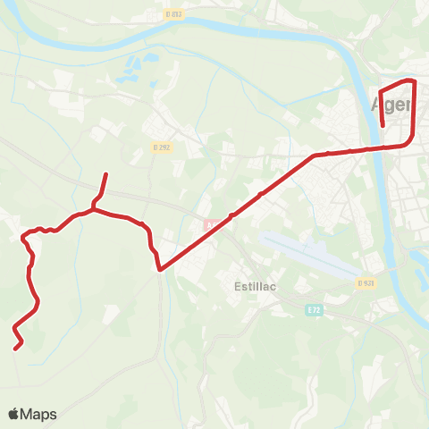 Tempo Ligne Scolaire 406 map