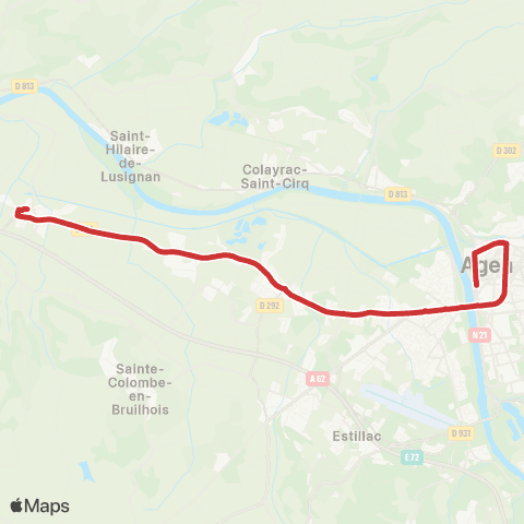 Tempo Ligne Scolaire 408 map