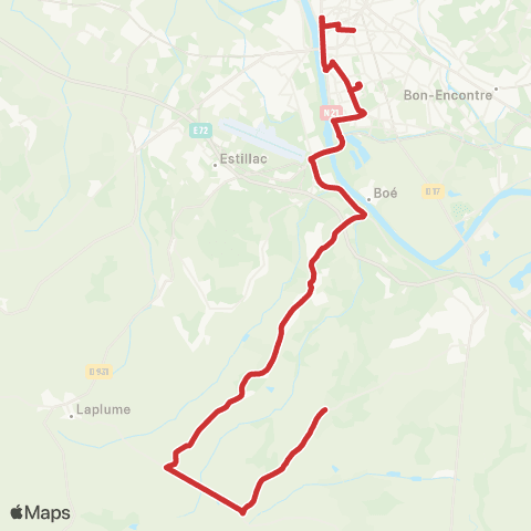Tempo Ligne Scolaire 411 map