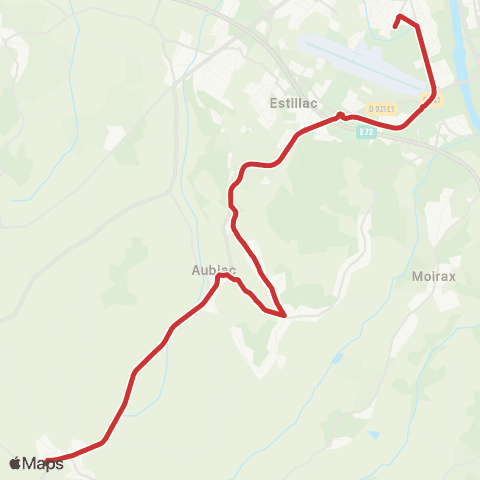 Tempo Ligne Scolaire 412 map