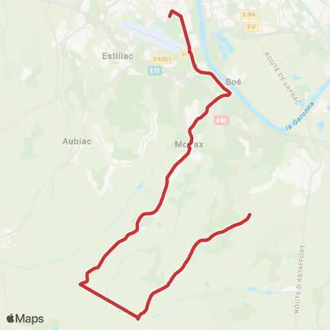 Tempo Ligne Scolaire 414 map