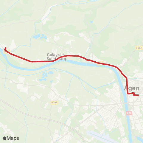 Tempo Ligne Scolaire 417 map