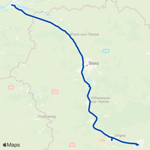 TER Mobigo (Bourgogne-Franche-Comté) Paris Gdl Laroche Semi-Directs map