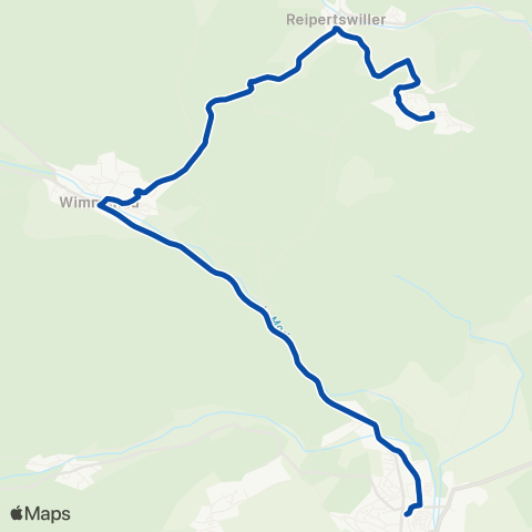 TER Fluo (Grand Est) Lichtenberg - Ingwiller map