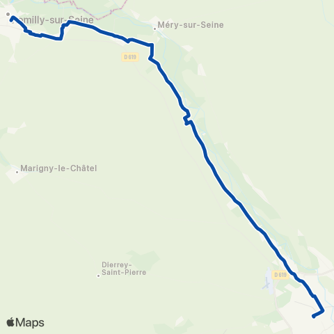 TER Fluo (Grand Est) Troyes - Romilly map