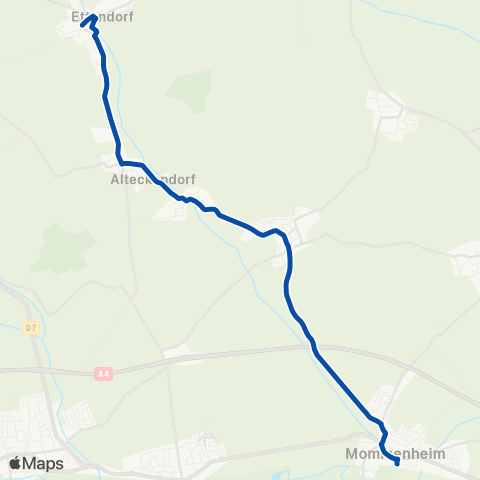 TER Fluo (Grand Est) Mommenheim - Buswiller map