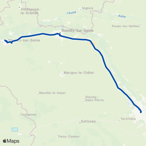 TER Fluo (Grand Est) Remiremont - Luxembourg et Lunéville - Luxembourg map