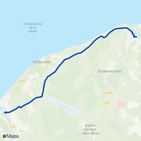 TER Nomad (Normandie) Trouville - Deauville - Honfleur map