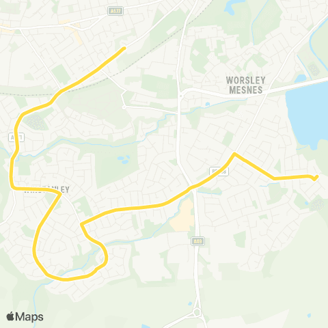 Bee Network The Spinney - Hawkley Hall High School map