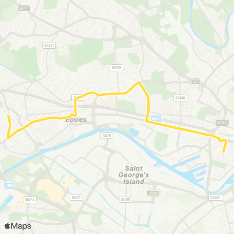 Bee Network St Patrick's High School - Ryall Avenue map