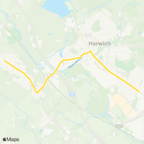 Bee Network Black Horse Av - St Joseph's High School map