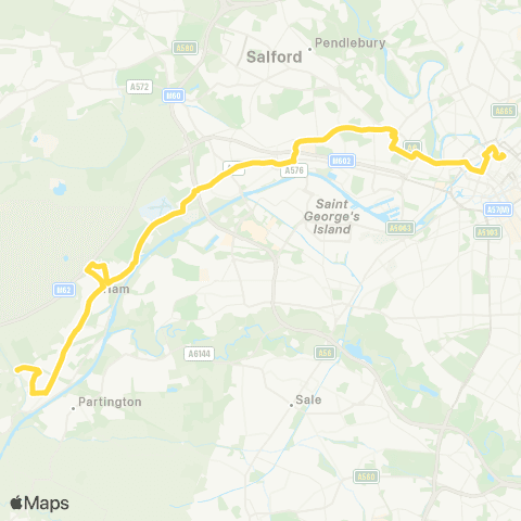 Bee Network Fir Street - Shudehill Interchange map